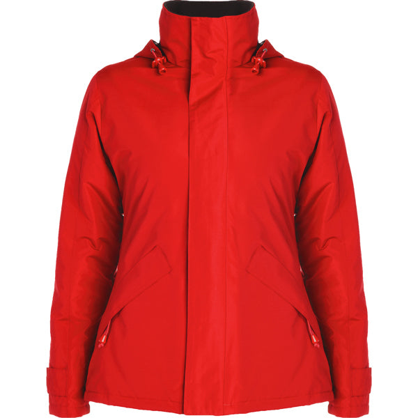 Parka Europa Woman in Farbe Red