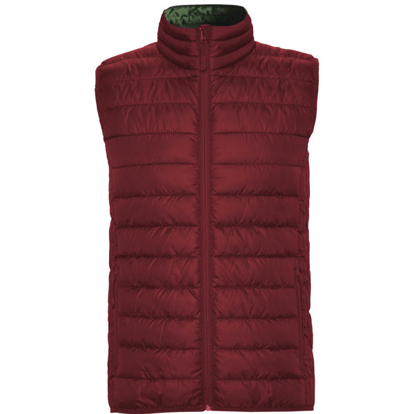 Weste Oslo in Farbe Garnet