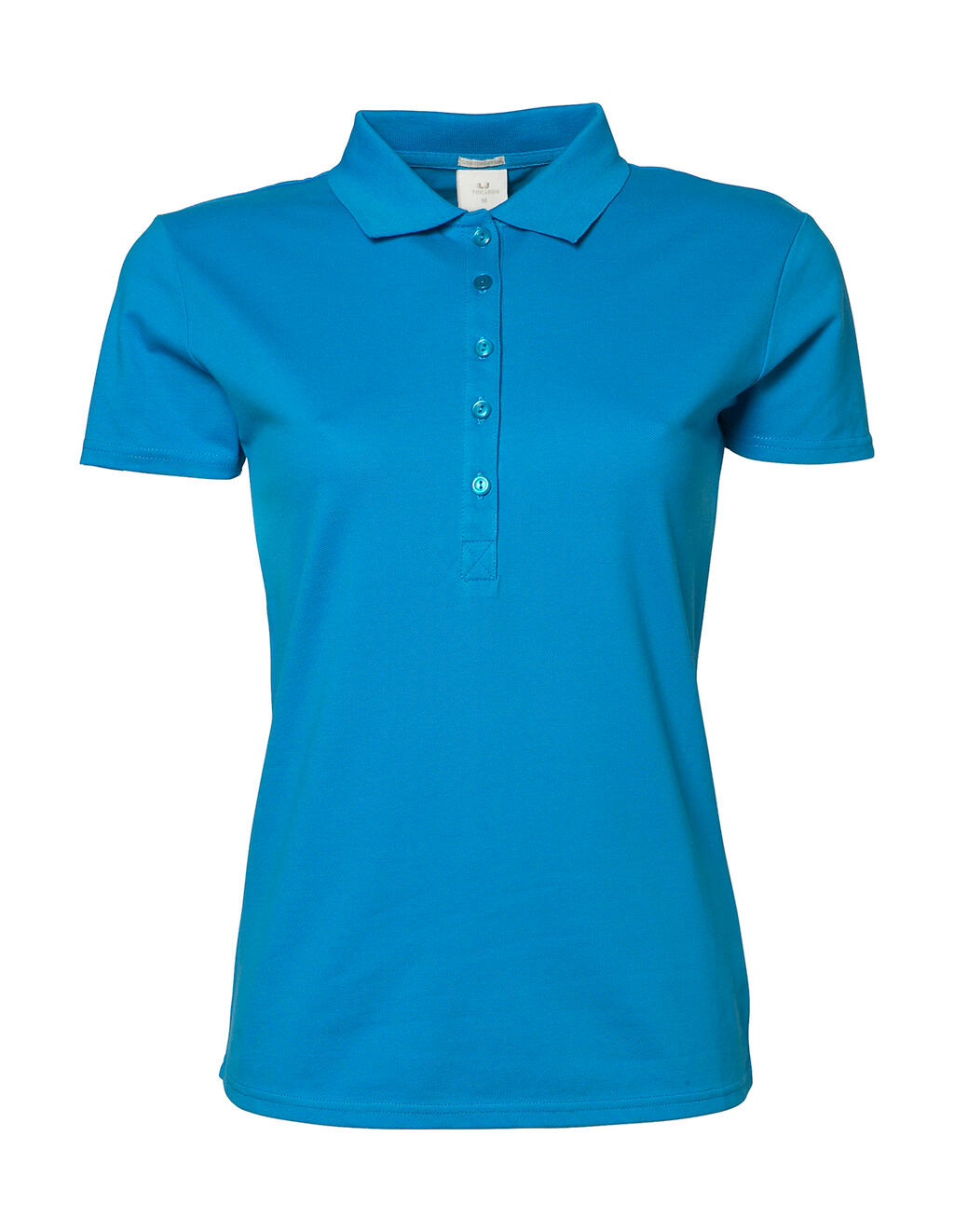 Ladies' Luxury Stretch Polo in Farbe Azure