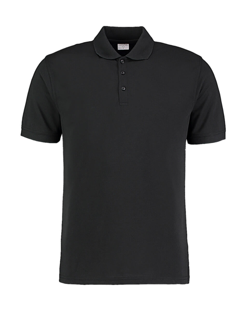 Klassic Slim Fit Polo Superwash® 60º in Farbe Black