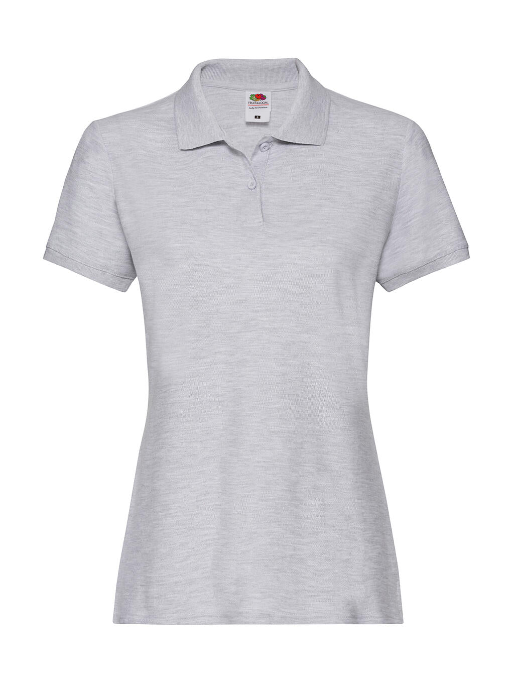 Ladies' Premium Polo in Farbe Heather Grey