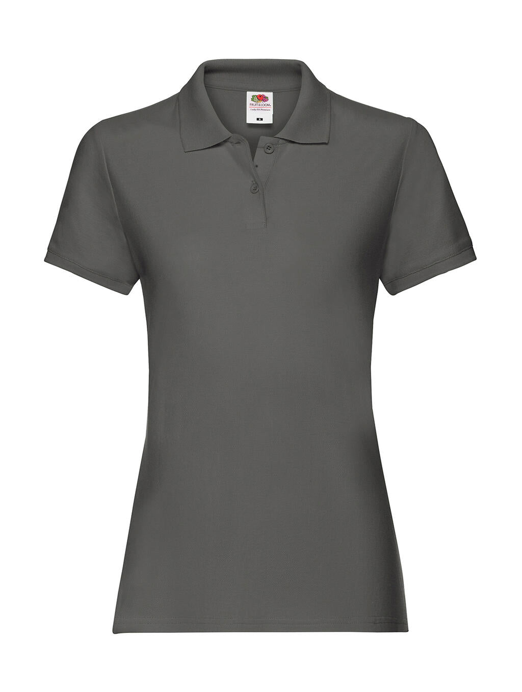 Ladies' Premium Polo in Farbe Light Graphite