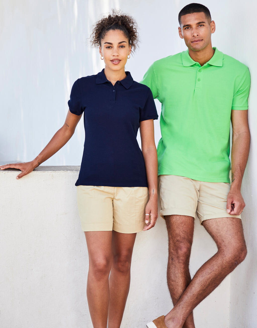 Ladies' Premium Polo in Farbe White