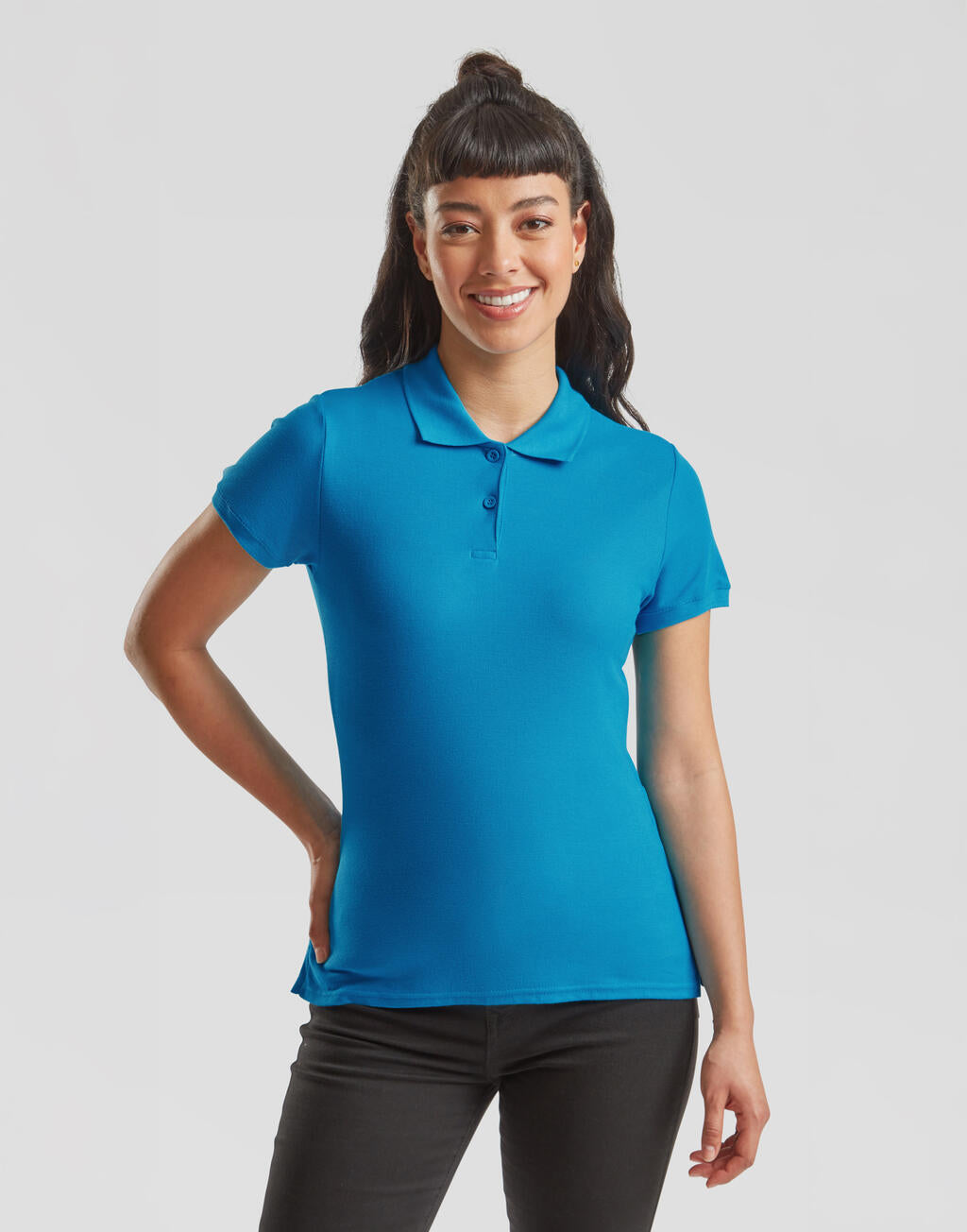 Ladies' Premium Polo in Farbe White