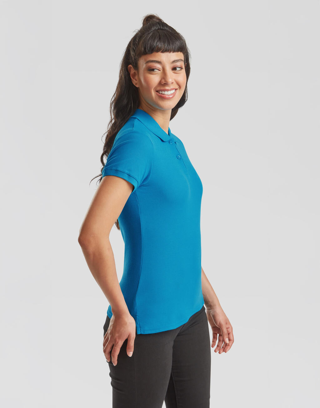 Ladies' Premium Polo in Farbe White