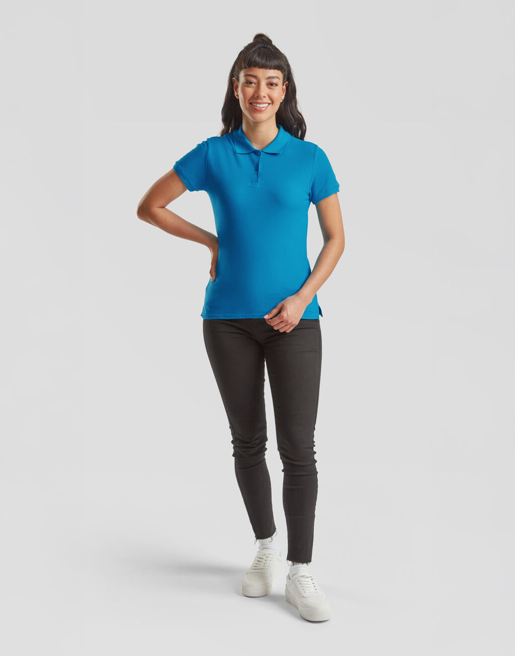 Ladies' Premium Polo in Farbe White