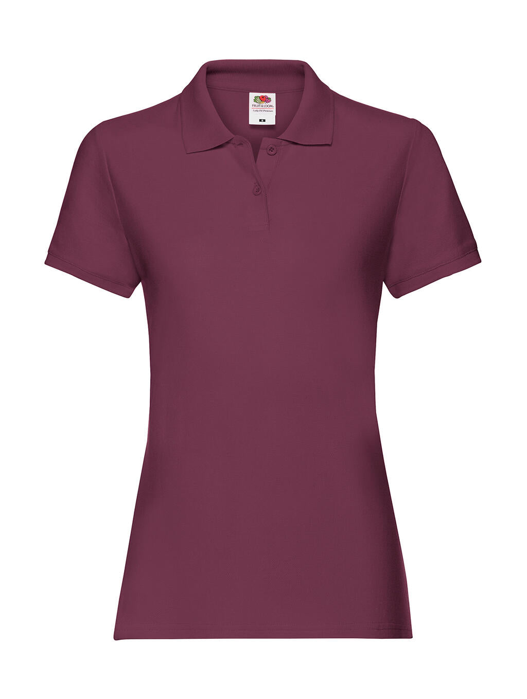Ladies' Premium Polo in Farbe Burgundy