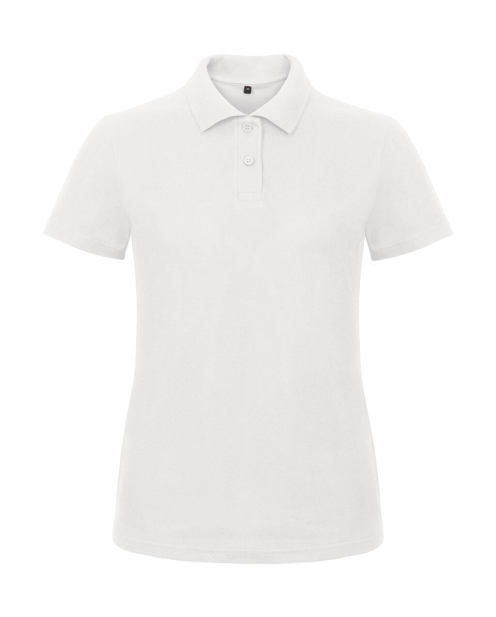 ID.001/women Piqué Polo Shirt in Farbe White