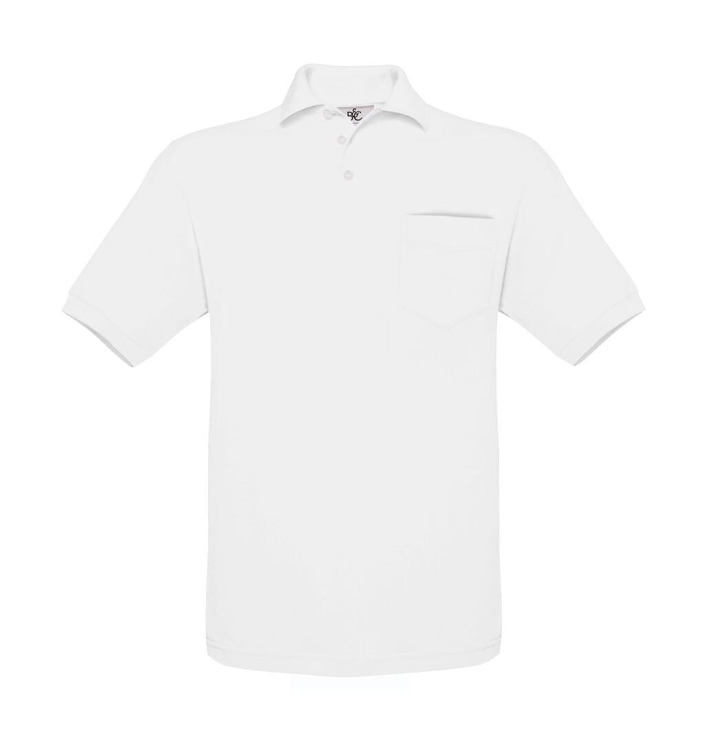 Safran Pocket Polo in Farbe White