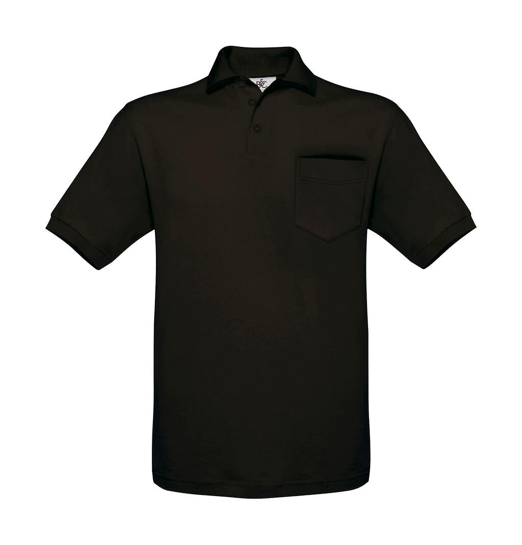 Safran Pocket Polo in Farbe Black