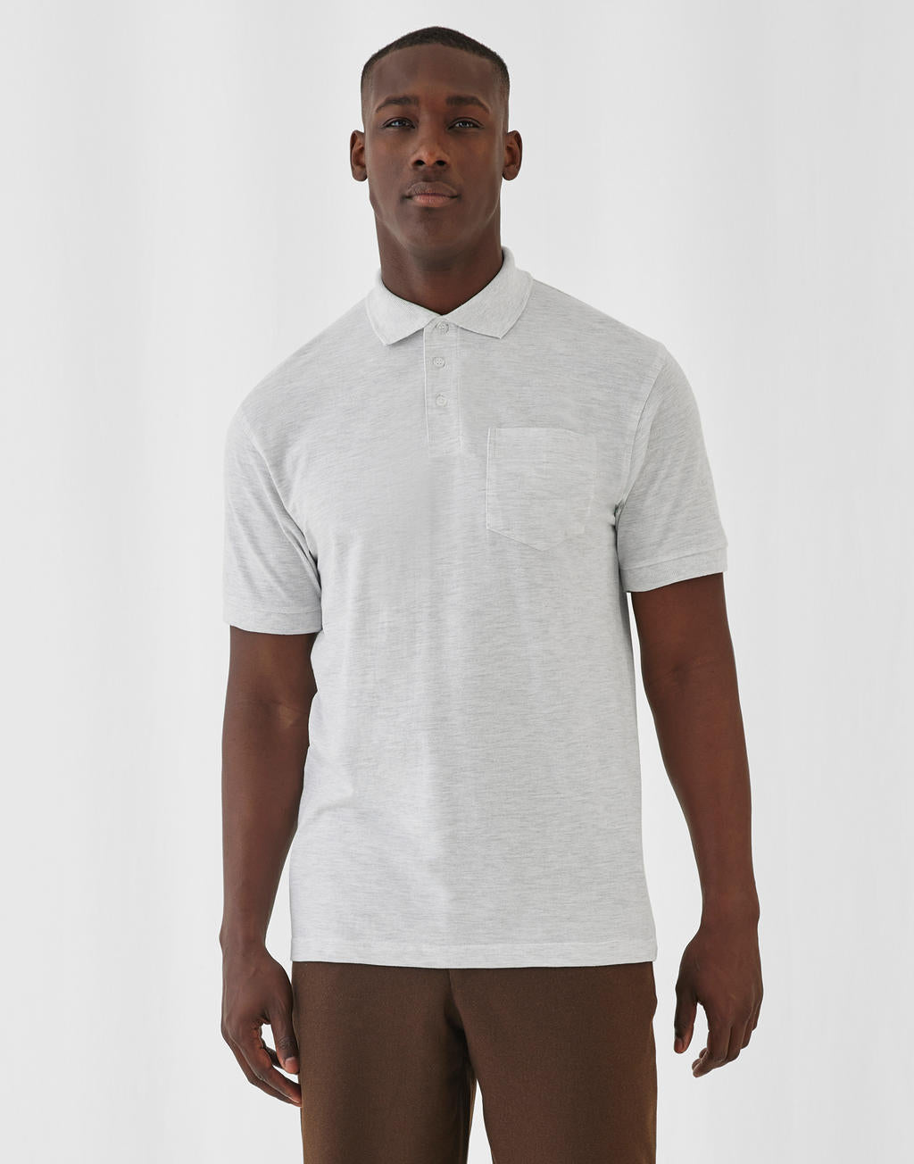 Safran Pocket Polo in Farbe White