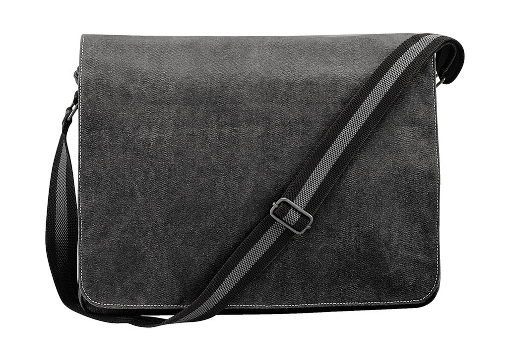 Vintage Canvas Despatch Bag in Farbe Vintage Black