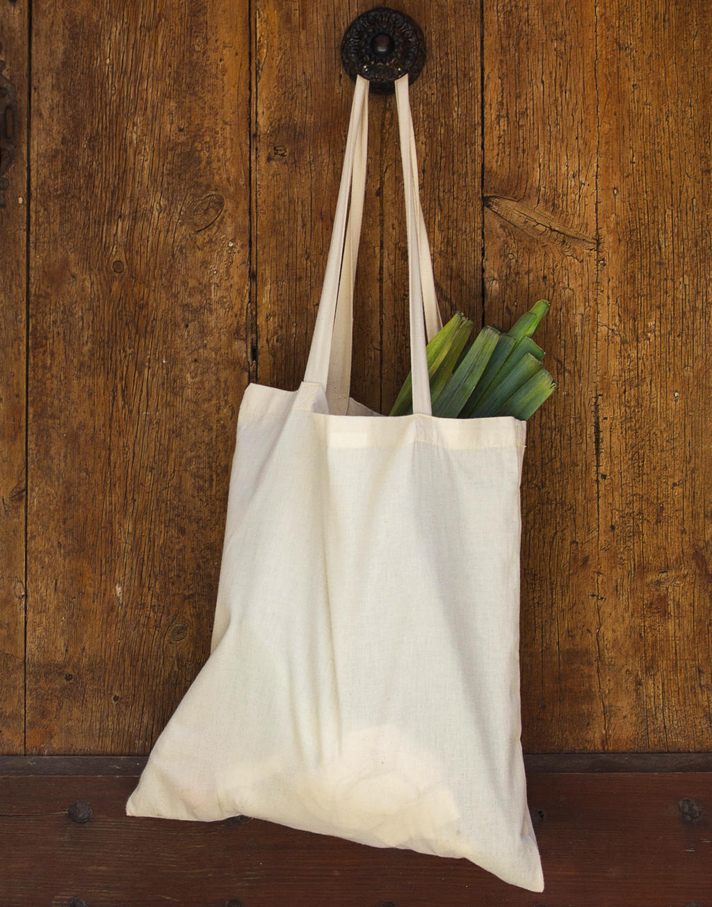 Popular Organic Cotton Shopper LH in Farbe Snowwhite