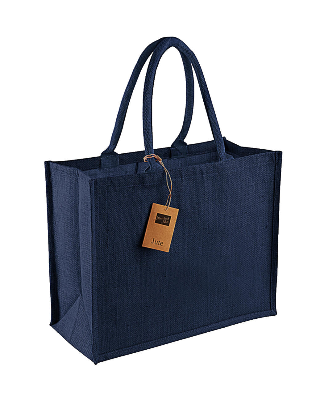 Classic Jute Shopper in Farbe Navy/Navy