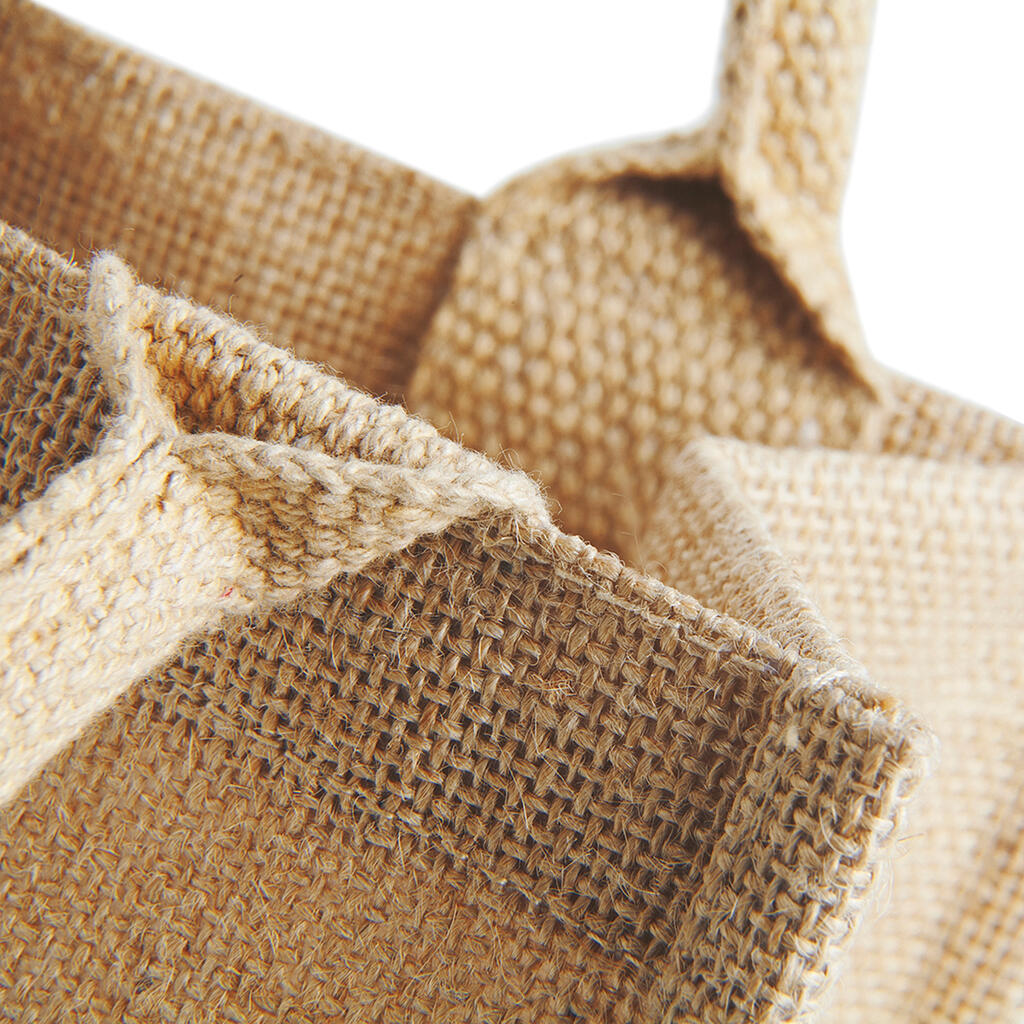 Jute Mini Gift Bag in Farbe Natural