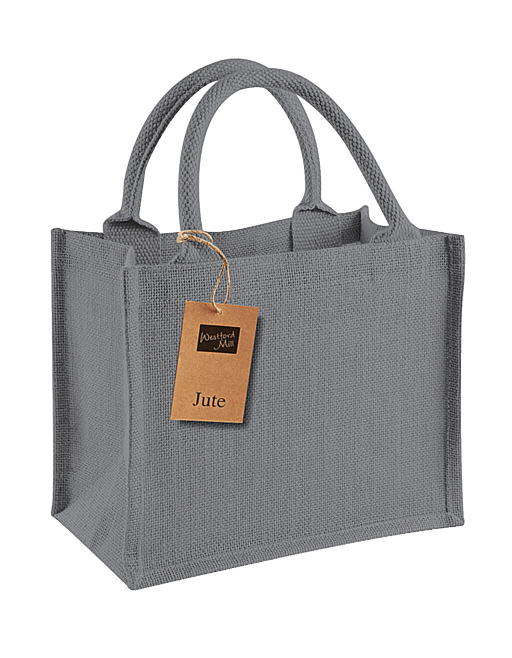 Jute Mini Gift Bag in Farbe Graphite Grey/Graphite Grey