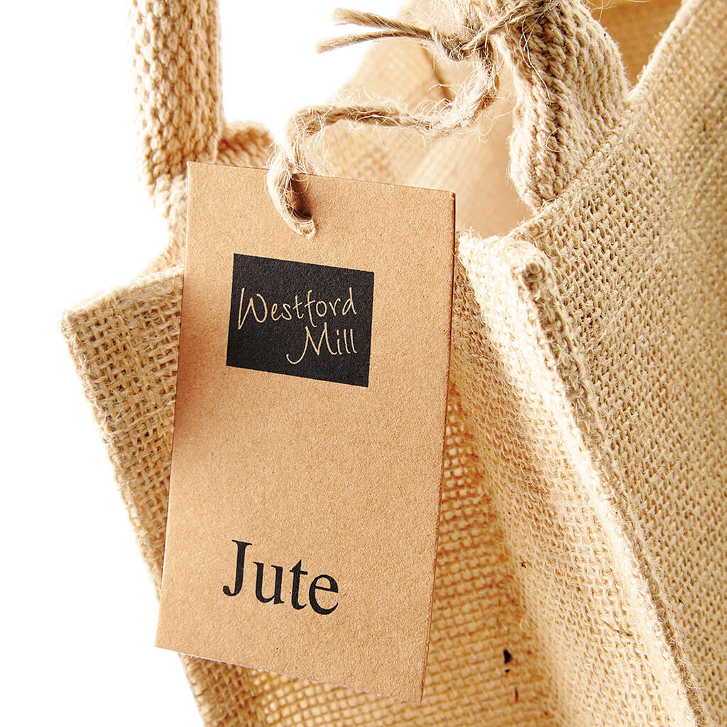 Jute Petite Gift Bag in Farbe Natural