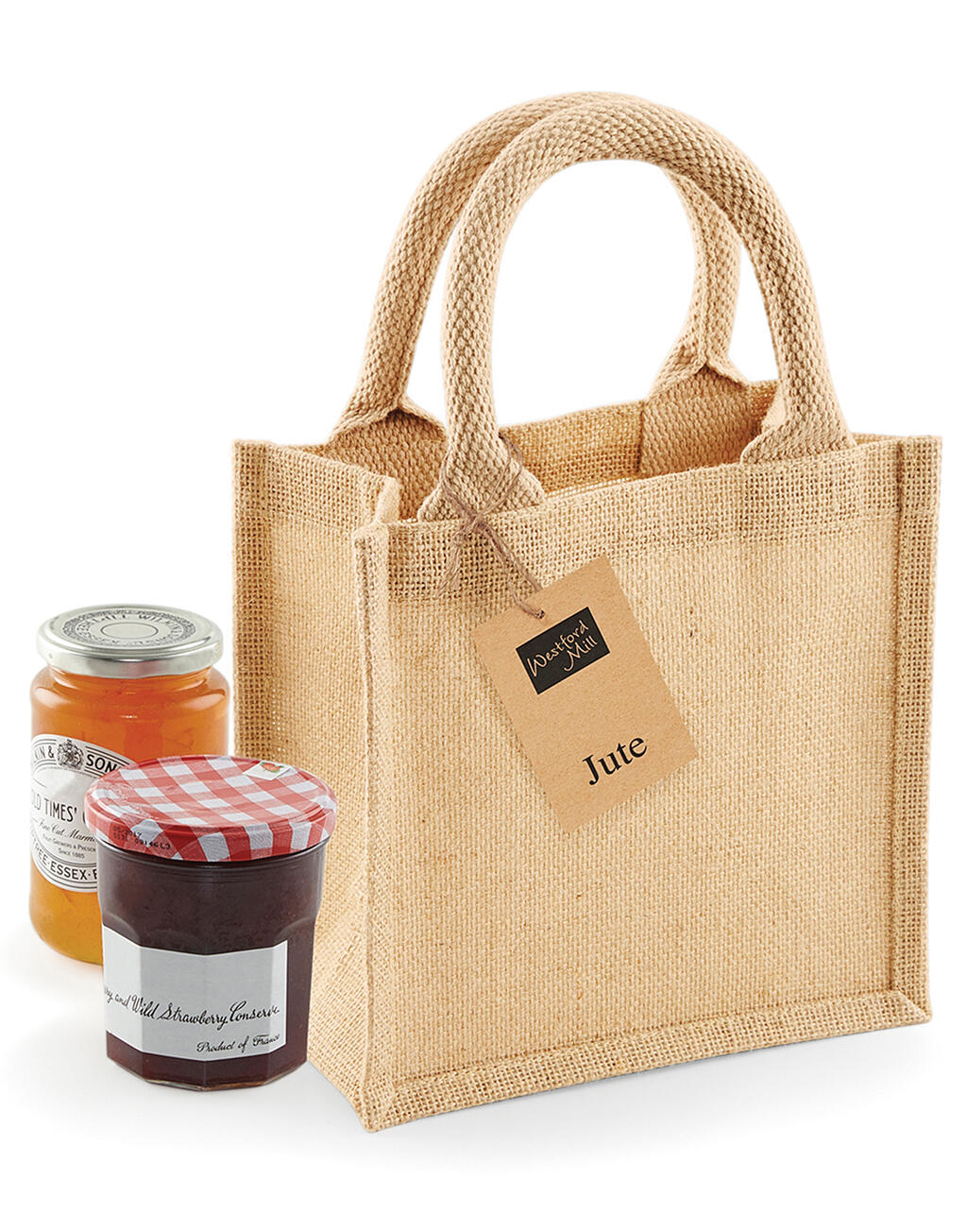 Jute Petite Gift Bag in Farbe Natural