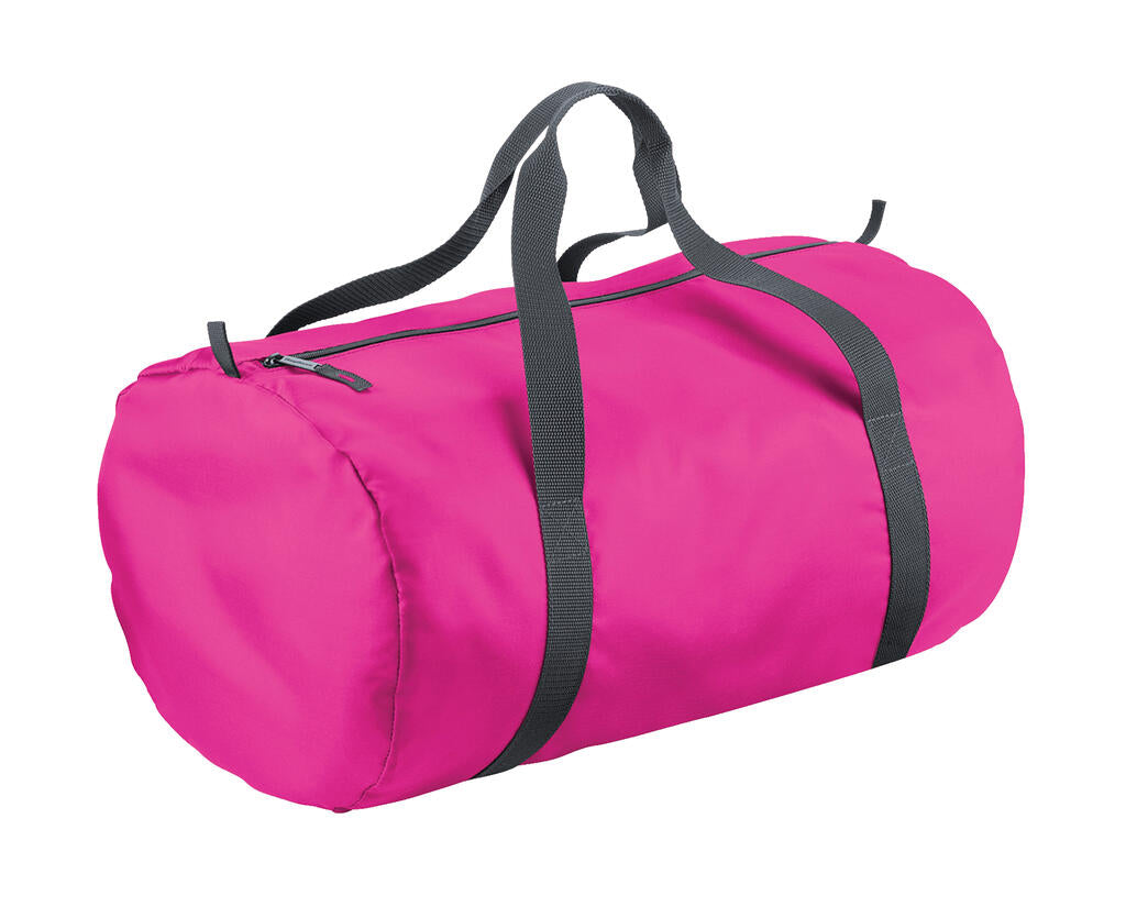 Packaway Barrel Bag in Farbe Fuchsia
