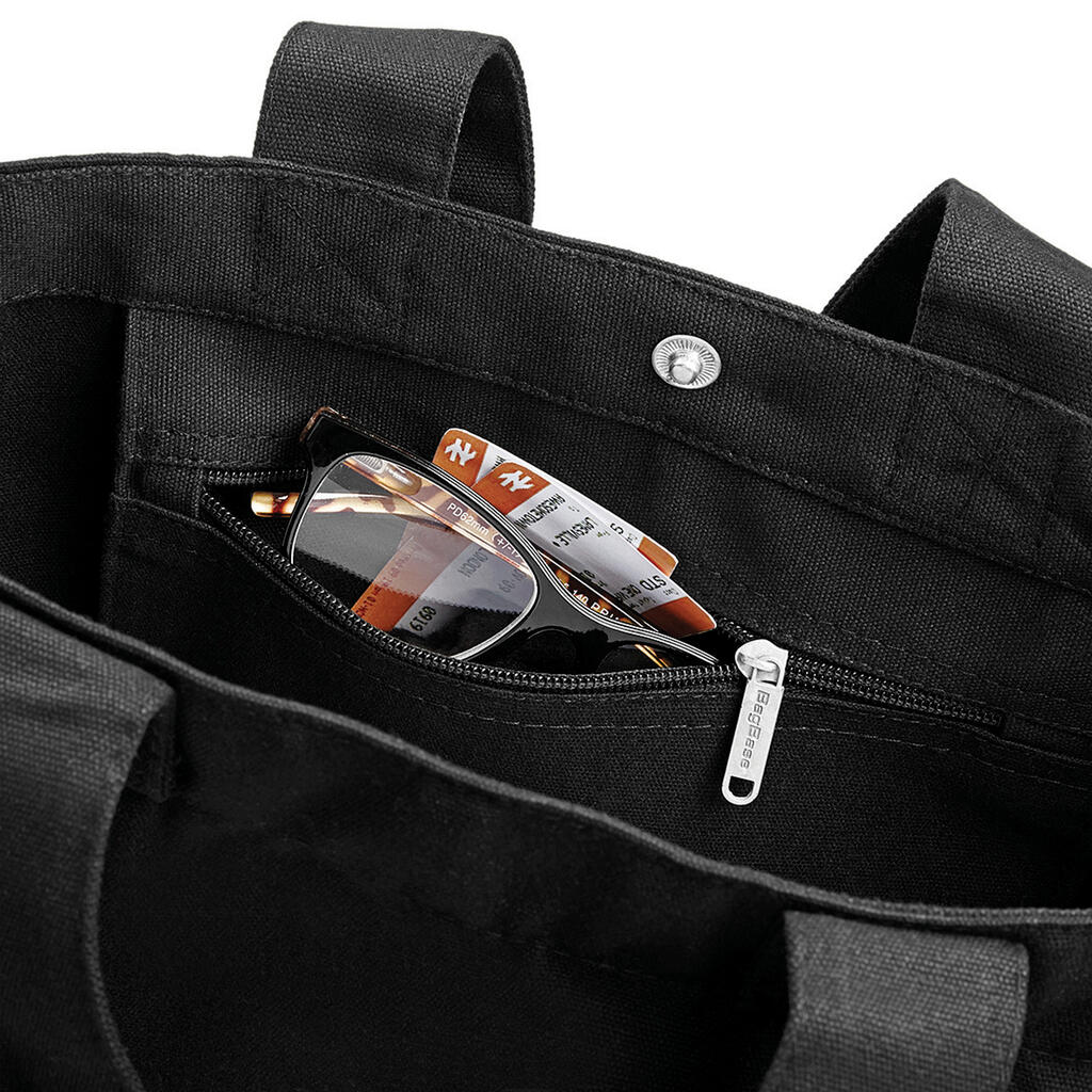 Canvas Day Bag in Farbe Natural