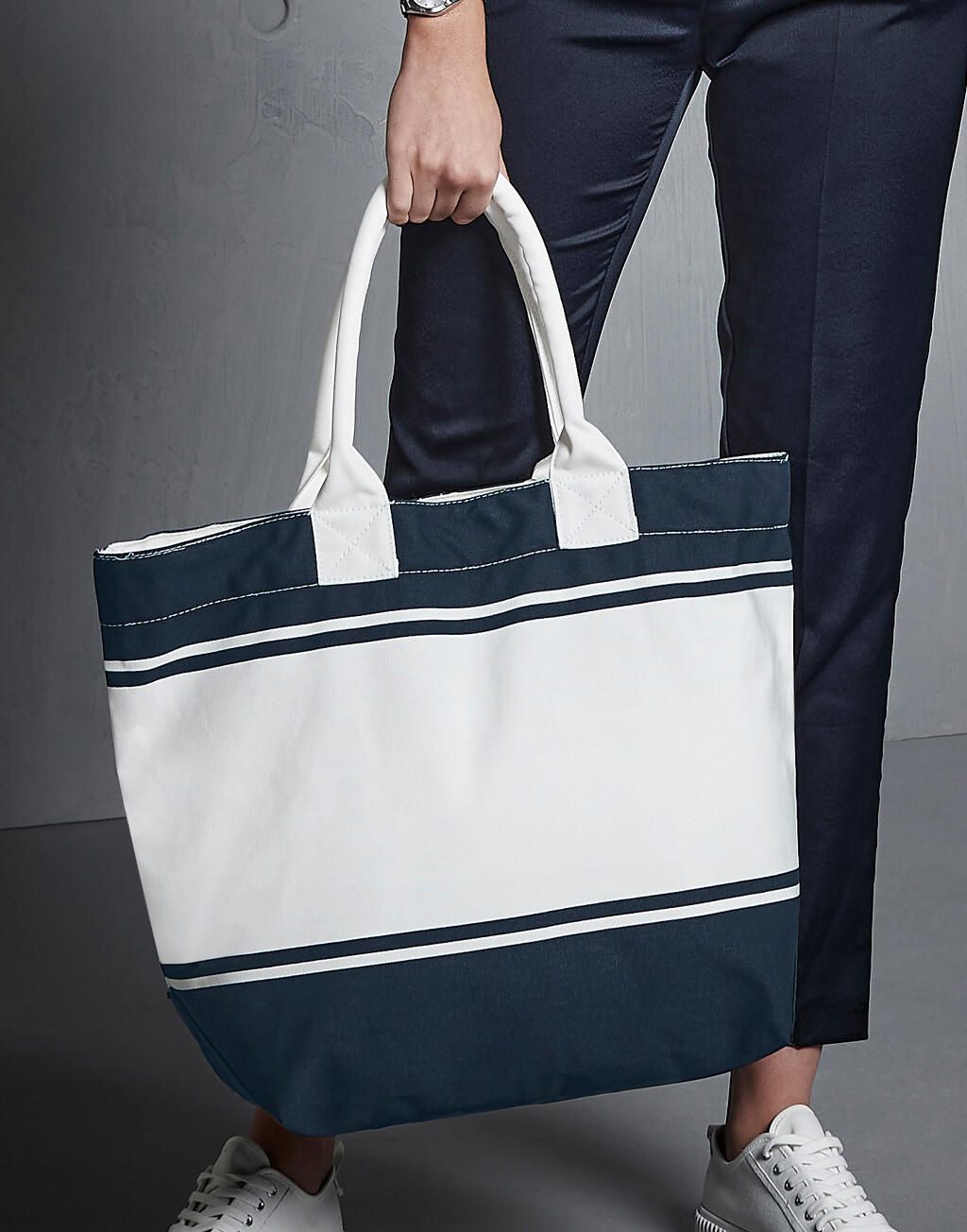 Canvas Deck Bag in Farbe Off White