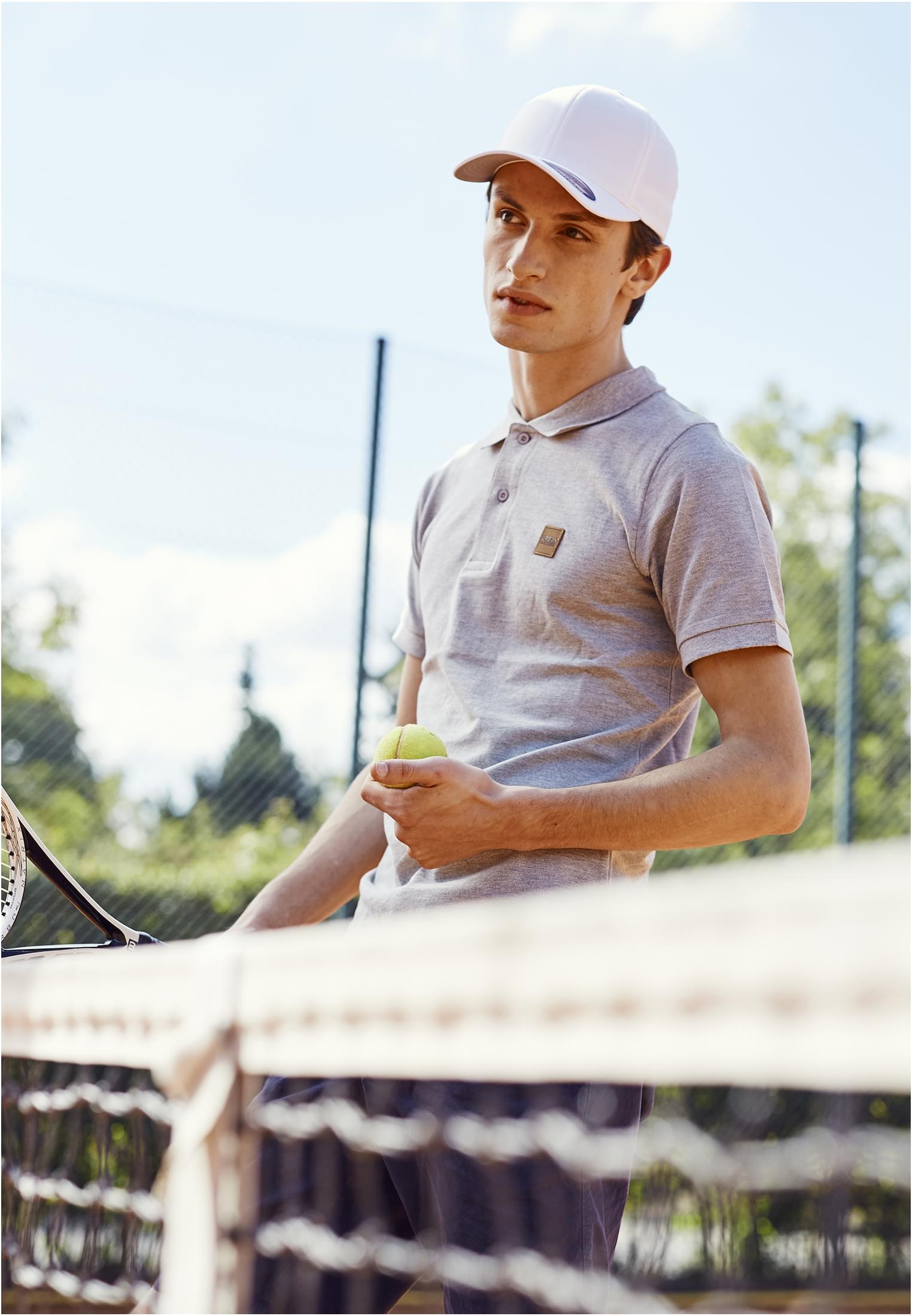 Wooly Combed Cap in Farbe white