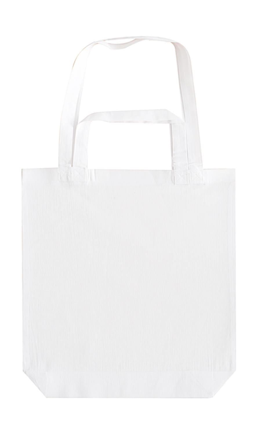 Double Handle Gusset Bag in Farbe Snowwhite