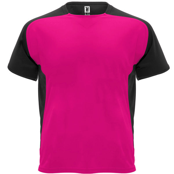 T-Shirt Bugatti in Farbe Fuchsia/Black