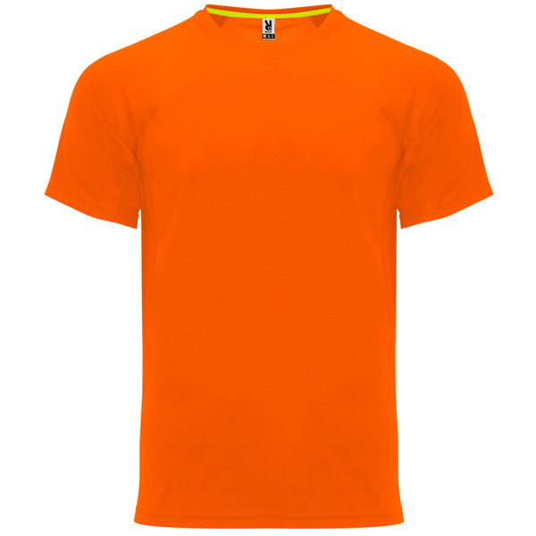 T-Shirt Monaco in Farbe Fluor Orange