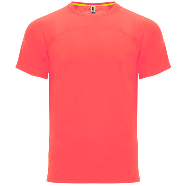 T-Shirt Monaco Fluor Coral in Farbe Fluor Koral