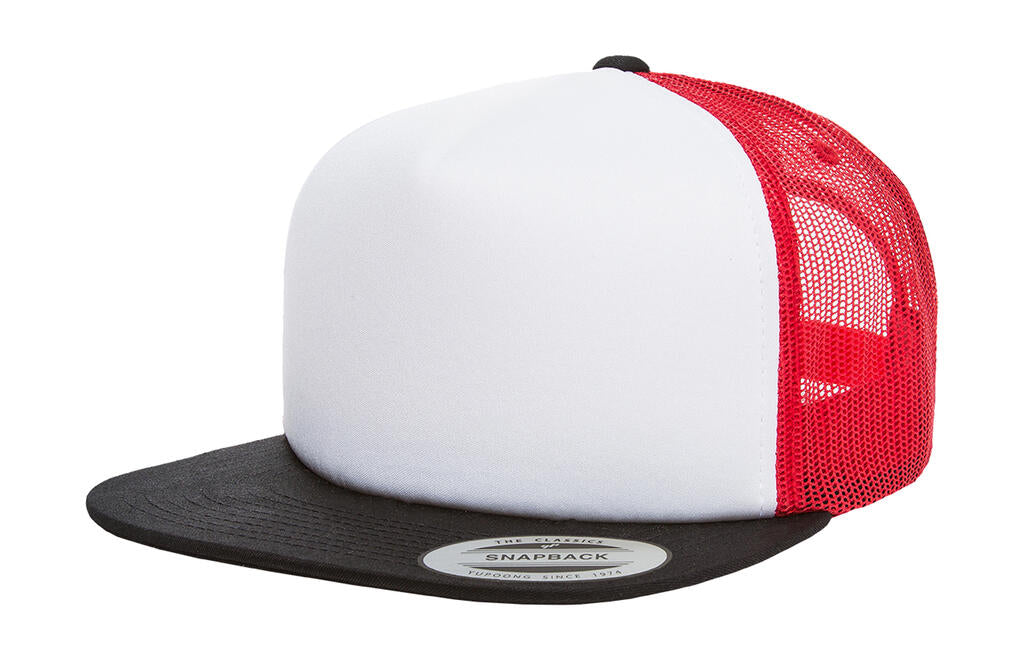 Foam Trucker with White Front in Farbe Black/White/Red