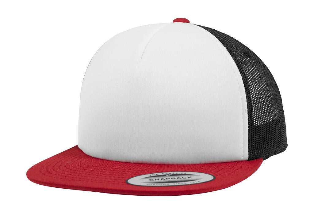 Foam Trucker with White Front in Farbe Red/White/Black