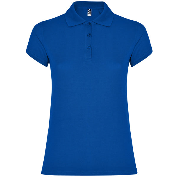 Poloshirt Star Woman in Farbe Royal Blue
