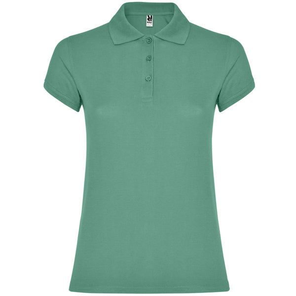 Poloshirt Star Woman in Farbe Dark Mint