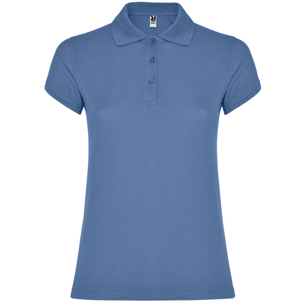 Poloshirt Star Woman in Farbe Riviera Blue