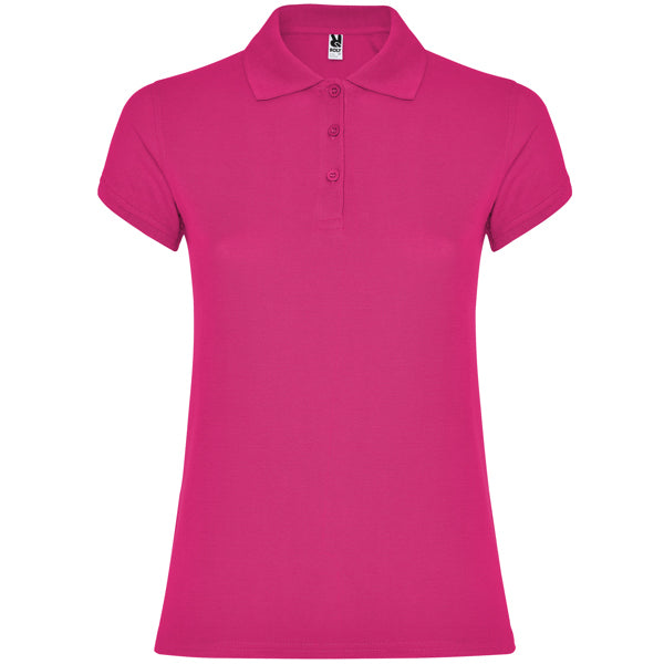 Poloshirt Star Woman in Farbe Rosette