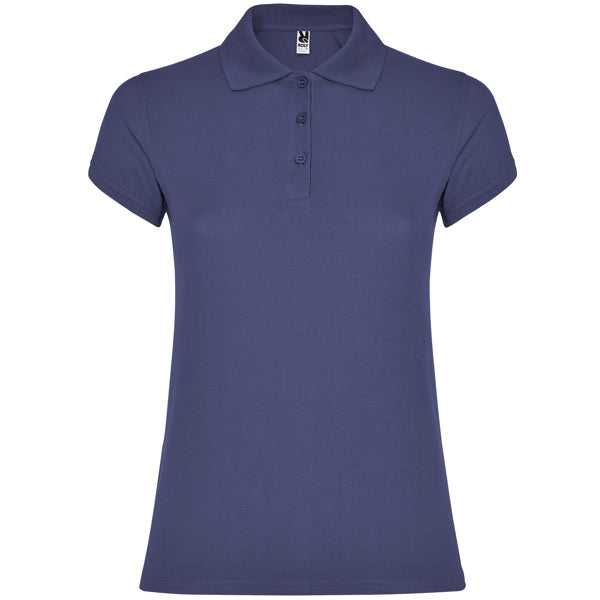 Poloshirt Star Woman in Farbe Denim Blue