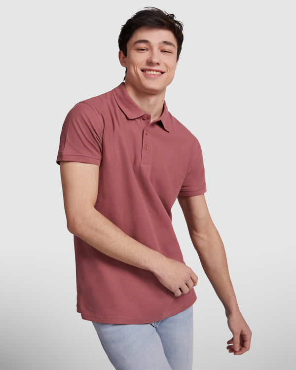 Poloshirt Star in Farbe White