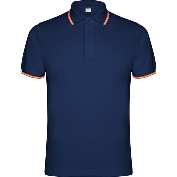 Poloshirt Nation in Farbe Navy