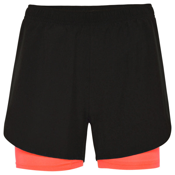 Shorts Lanus Black/Fluor Coral in Farbe Black/Fluor Koral
