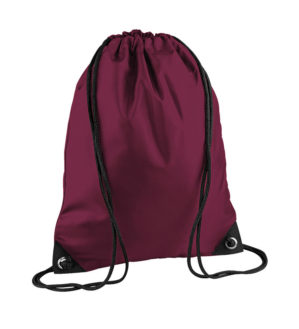 Premium Gymsac in Farbe Burgundy