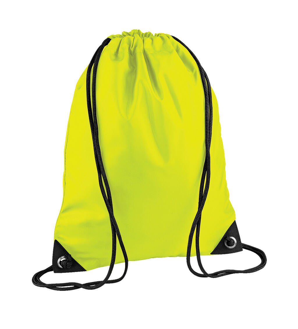 Premium Gymsac in Farbe Fluorescent Yellow