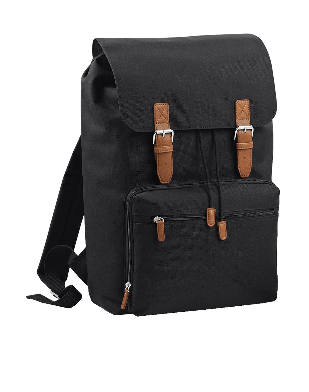 Vintage Laptop Backpack in Farbe Black