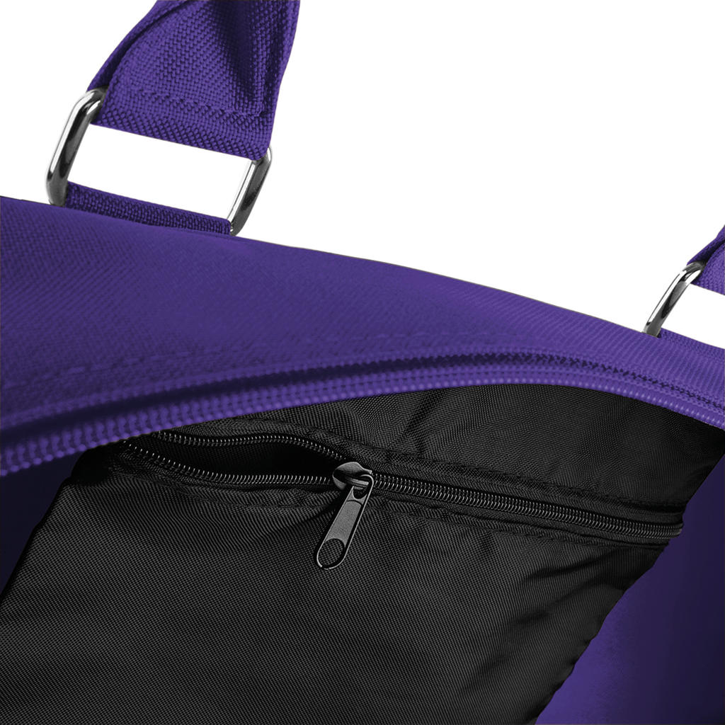 Retro Bowling Bag in Farbe Black/White