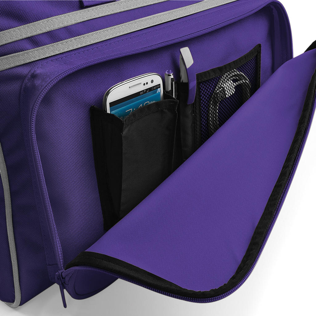 Retro Bowling Bag in Farbe Black/White