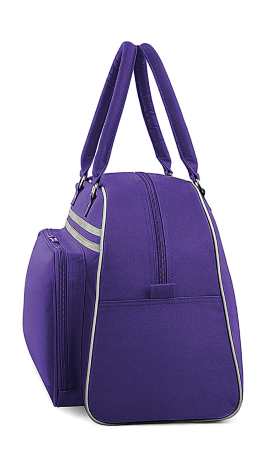 Retro Bowling Bag in Farbe Black/White