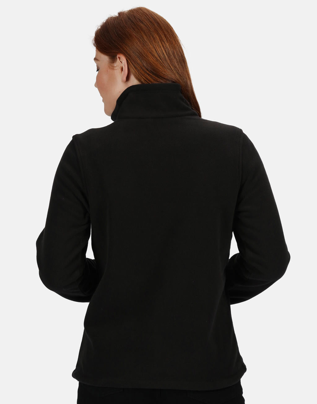 Women's Micro Full Zip Fleece in Farbe Black