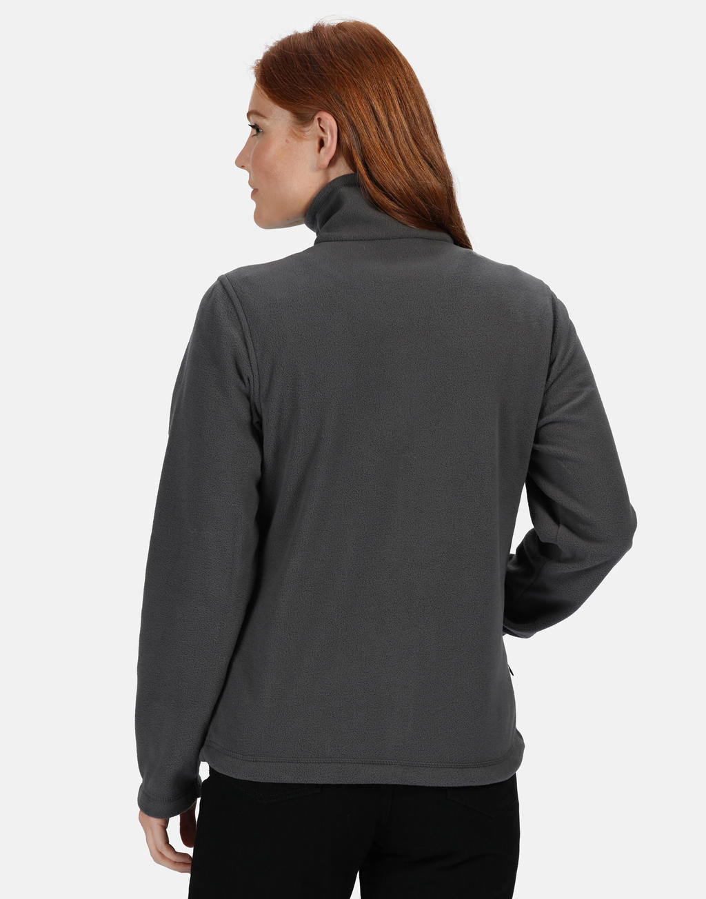Women's Micro Full Zip Fleece in Farbe Black