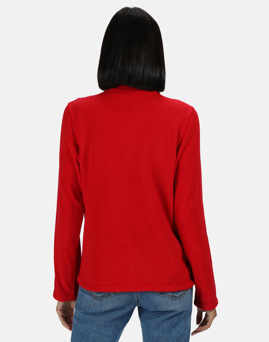Women's Micro Full Zip Fleece in Farbe Black