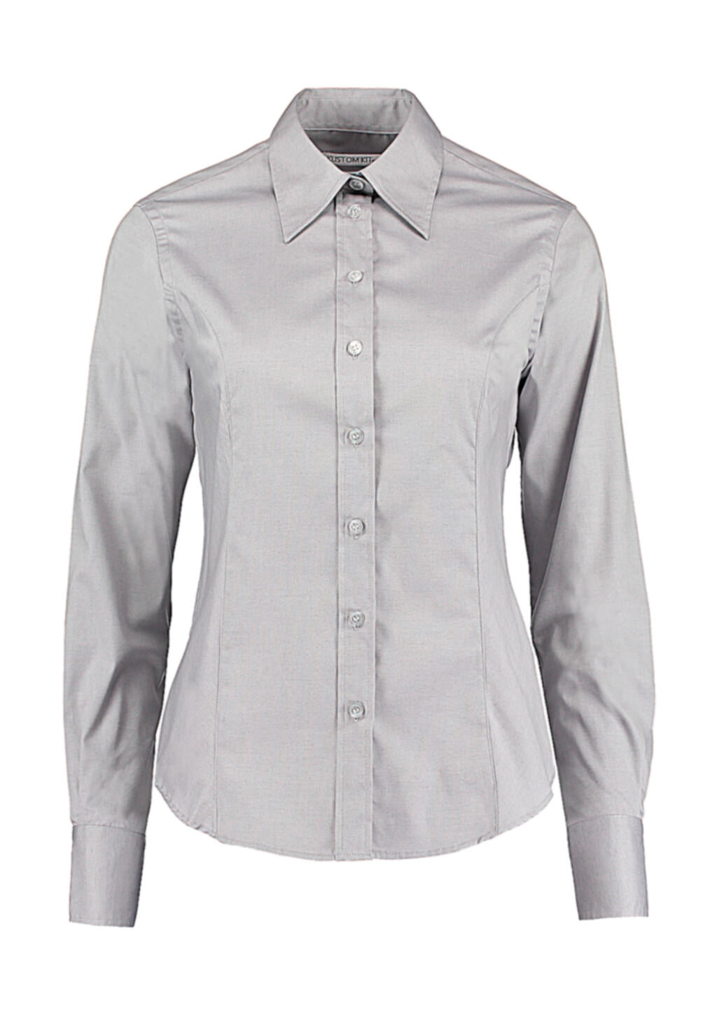 Women's Tailored Fit Premium Oxford Shirt in Farbe Silver Grey